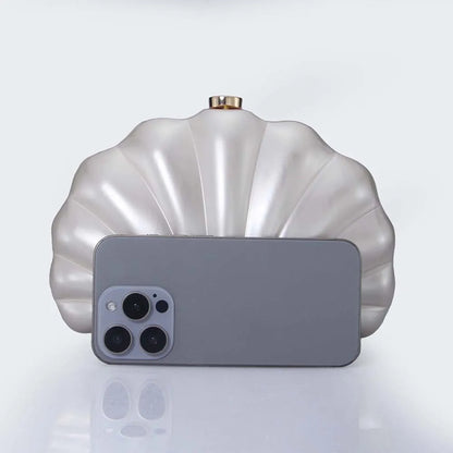 Female Shell Acrylic Box Clutches Lady Gift Evening Bag Party Prom Stones Handbags Luxury Women Wedding Bridal Clutch Purse Bag