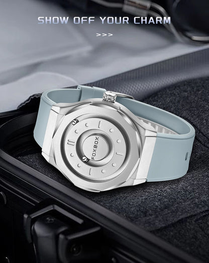 FOXBOX Watch - Magnetic Scrolling Pointer Waterproof Quartz