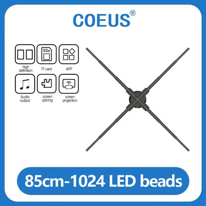 COEUS P65 3D Hologram Fan