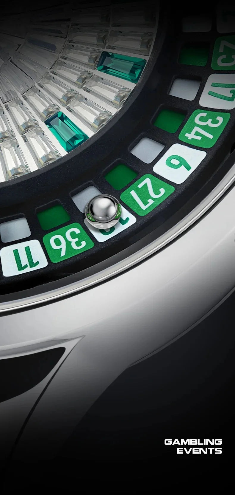 BONEST GATTI Luxury Rotating Roulette Watch