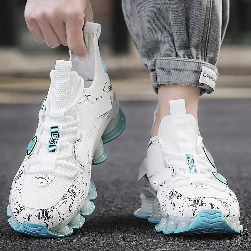 YRZL  Platform Sneakers - Designer Blade Running Shoes