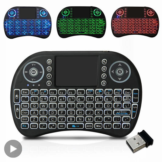 Mini wireless keyboard with touchpad