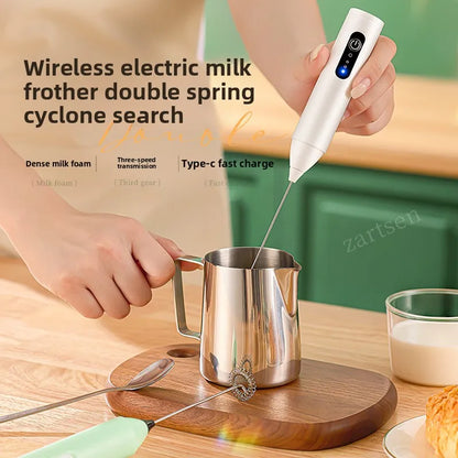 Mini Handheld Milk Frother - Coffee & Cappuccino Mixer