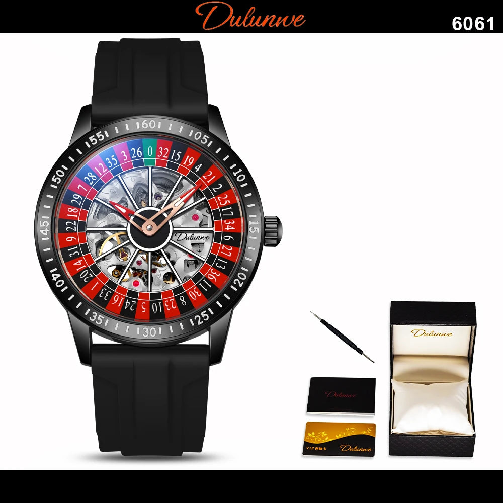 DULUNWE Spinning Roulette Automatic Watch