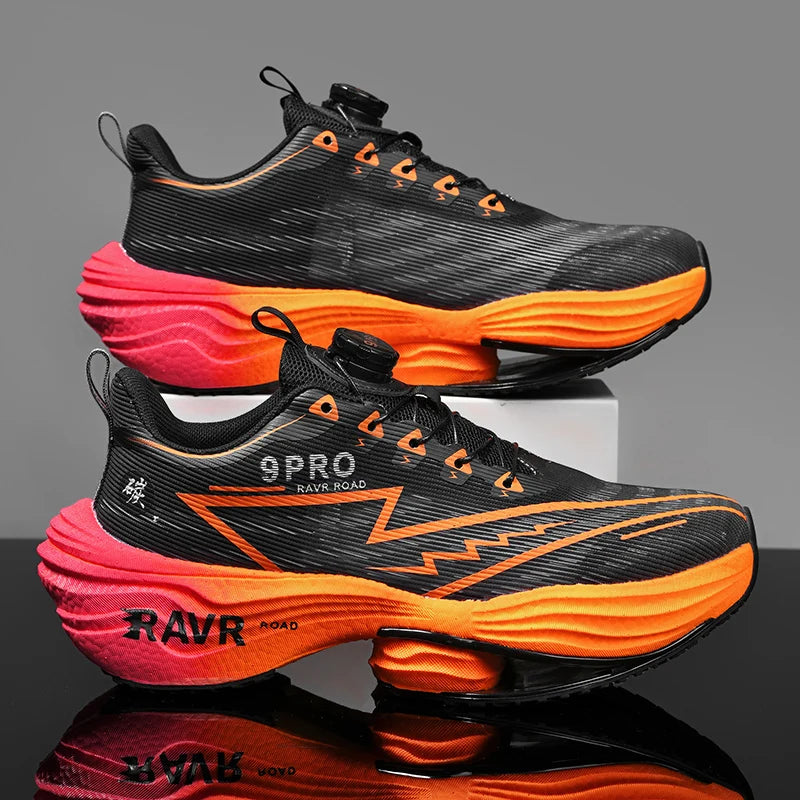RAVR Carbon Plate Running Shoes - Cushioning Marathon Athletic