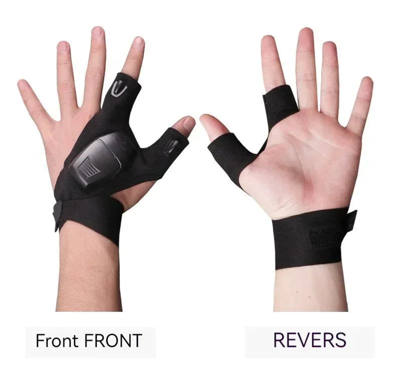 Light-Up Gloves - Breathable Adjustable