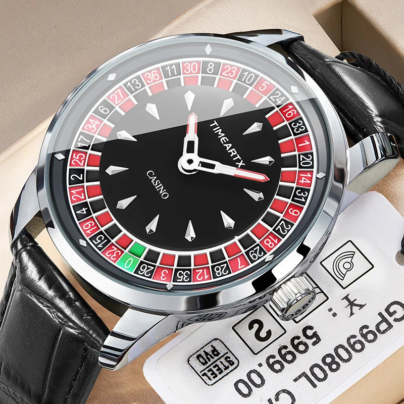 TIMEARTX Roulette Watch - waterproof