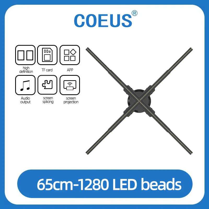 COEUS P65 3D Hologram Fan