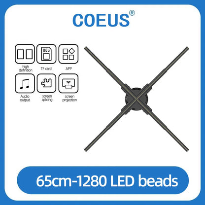 COEUS P65 3D Hologram Fan