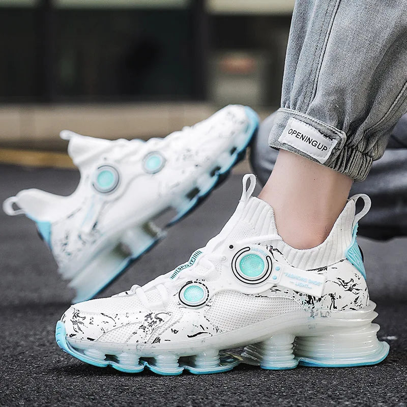 YRZL  Platform Sneakers - Designer Blade Running Shoes