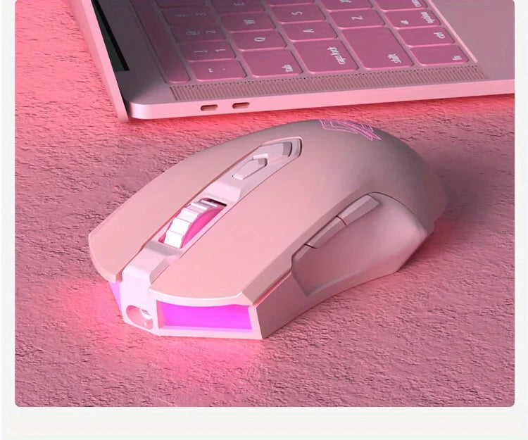 Ajazz AJ52Pro RGB Wireless Gaming Mouse – 4800 DPI rechargeable Mouse