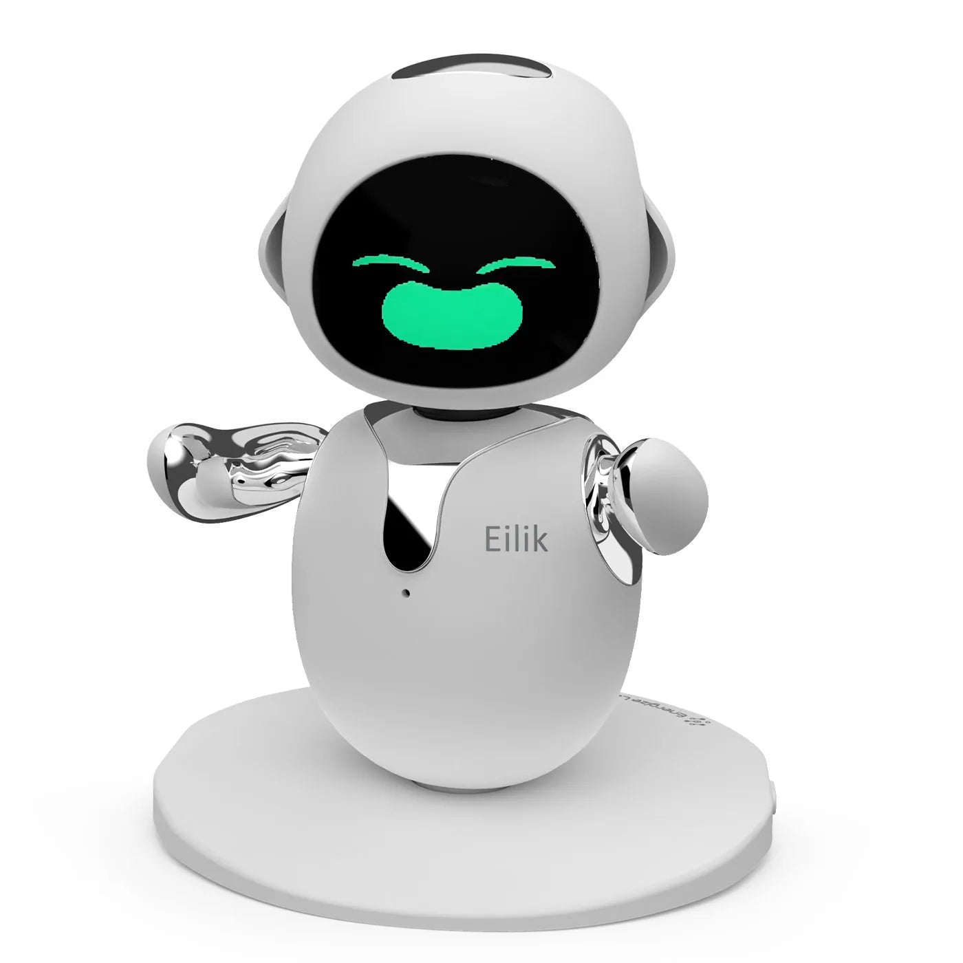 Eilik Chrome Silver - Interactive AI Robot Desk Companion