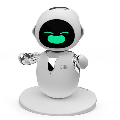 Eilik Chrome Silver - Interactive AI Robot Desk Companion