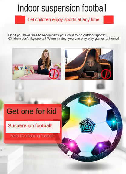 Hover Soccer Ball – LED Floating Football for Kids