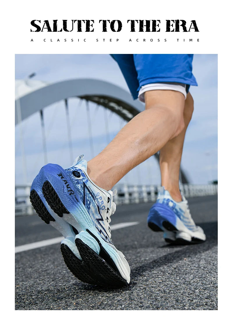 RAVR Carbon Plate Running Shoes - Cushioning Marathon Athletic