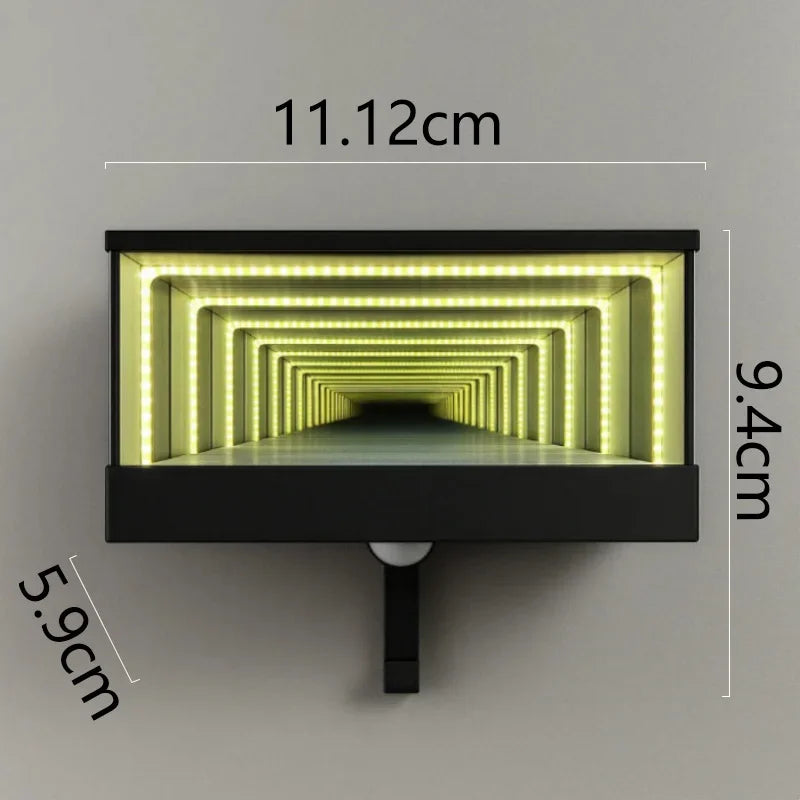 Infinity LED-Autoschlüsselhalter – Einzigartiger Schlüsselorganizer mit Illusionseffekt