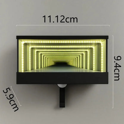 Infinity LED-Autoschlüsselhalter – Einzigartiger Schlüsselorganizer mit Illusionseffekt