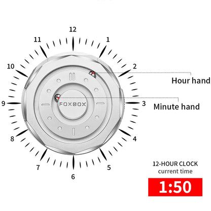 FOXBOX Watch - Magnetic Scrolling Pointer Waterproof Quartz