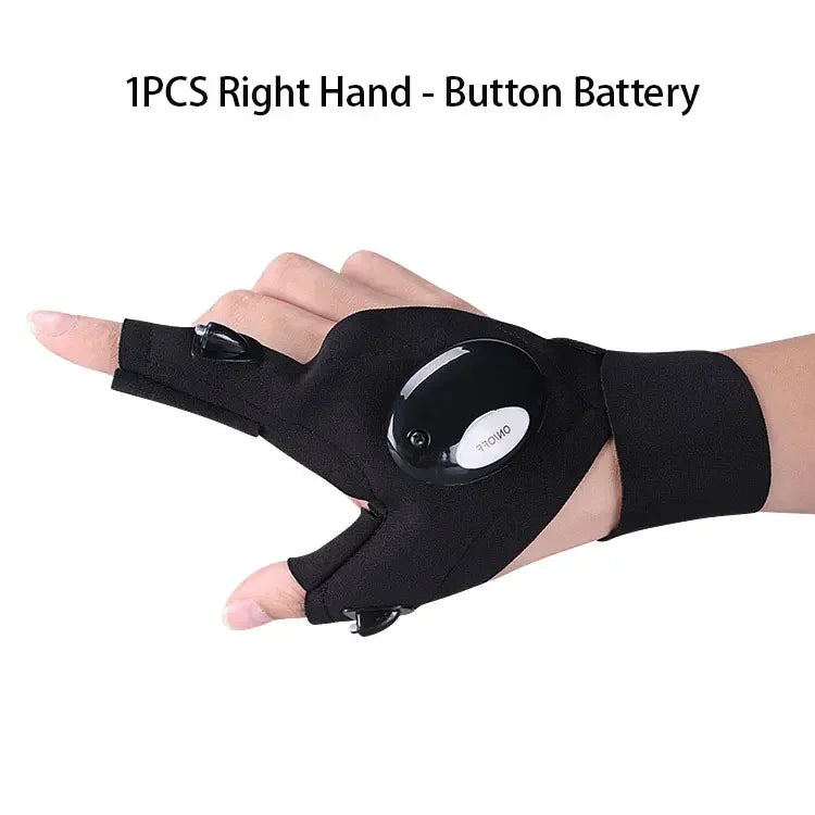 Light-Up Gloves - Breathable Adjustable
