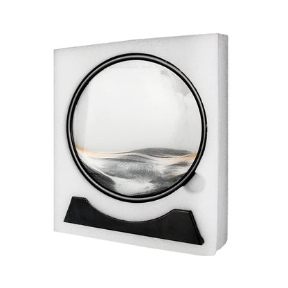 3D Moving Sand Art – Nordic Liquid Hourglass Sandscape Decor