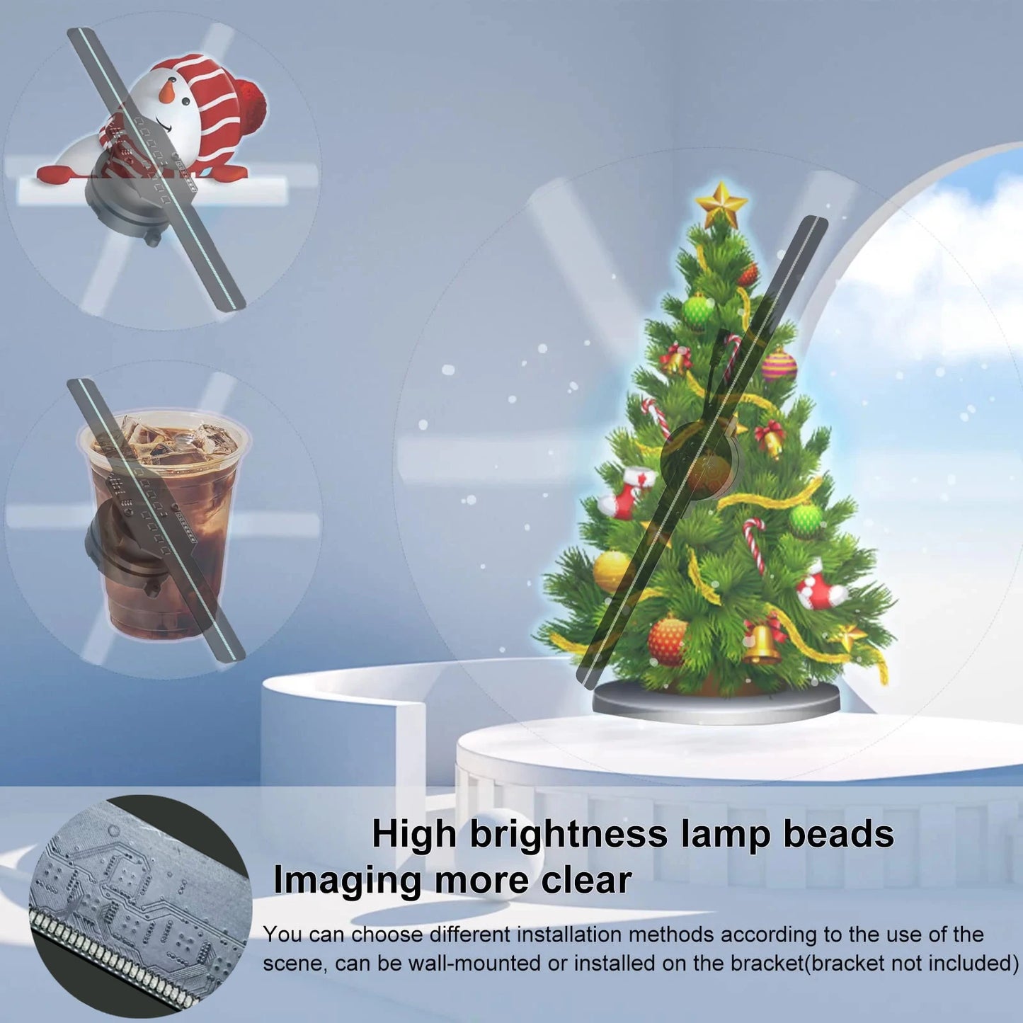 COEUS P65 3D Hologram Fan