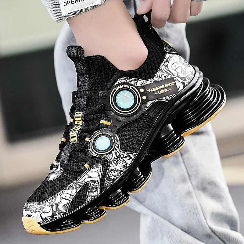 YRZL  Platform Sneakers - Designer Blade Running Shoes