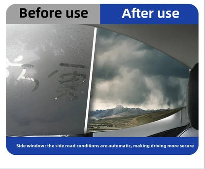 Car Fog & Rain Repellent Coating — Rearview Mirror & Windshield