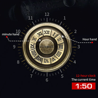 FOXBOX Magnetic Pointer Watch - Creative Scrolling Iron Ball Quartz