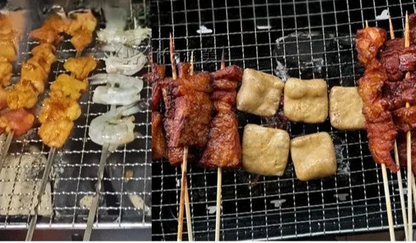 Portable Outdoor Grill – Wood & Charcoal Stainless Steel