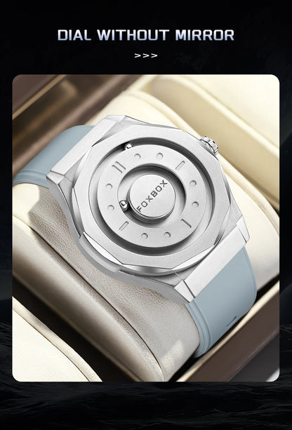 FOXBOX Watch - Magnetic Scrolling Pointer Waterproof Quartz