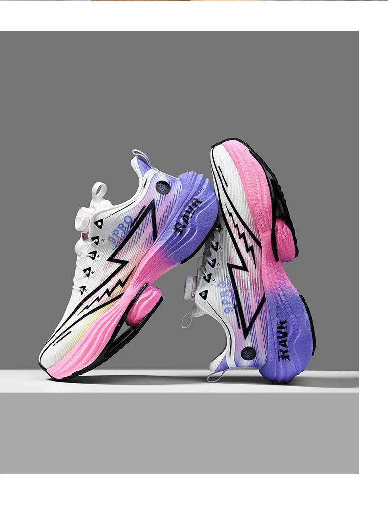 RAVR Carbon Plate Running Shoes - Cushioning Marathon Athletic