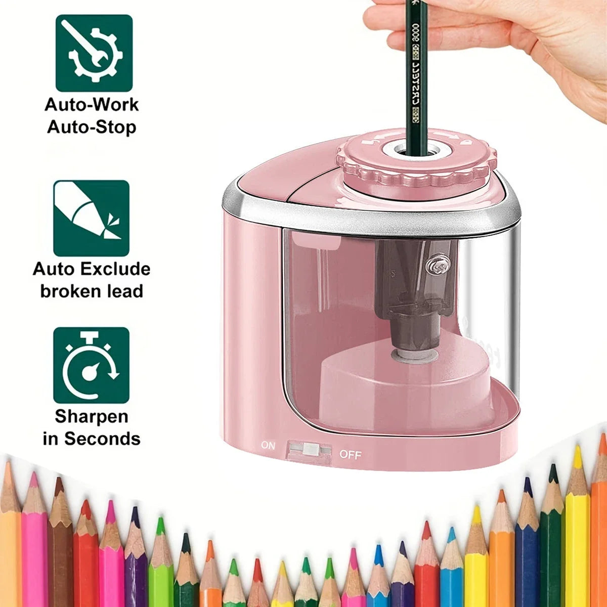 Electric Desktop Pencil Sharpener