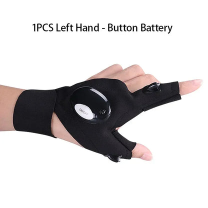 Light-Up Gloves - Breathable Adjustable