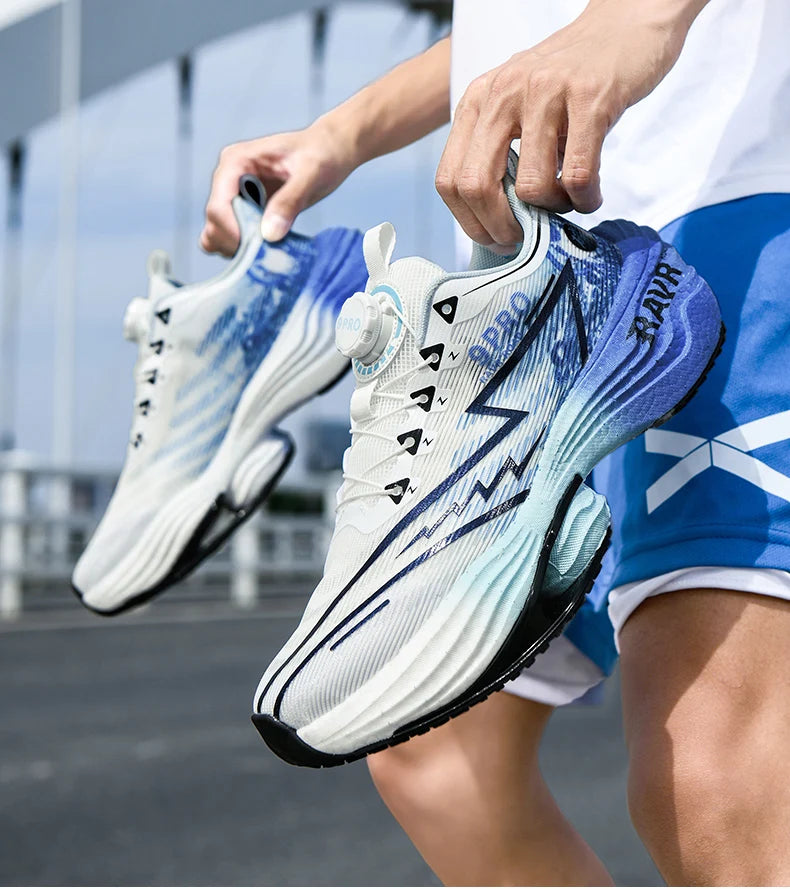 RAVR Carbon Plate Running Shoes - Cushioning Marathon Athletic
