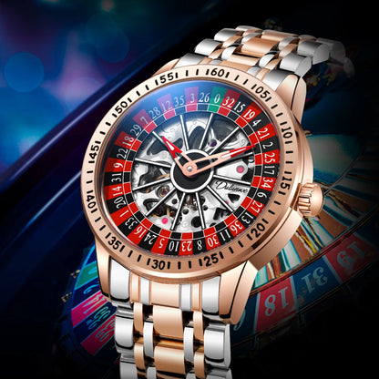 DULUNWE Spinning Roulette Automatic Watch