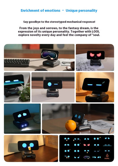 LOOI Smart Pet – Compagnon émotionnel intelligent GPT et DeepSeek AI