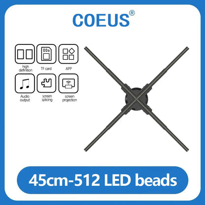 COEUS P65 3D Hologram Fan