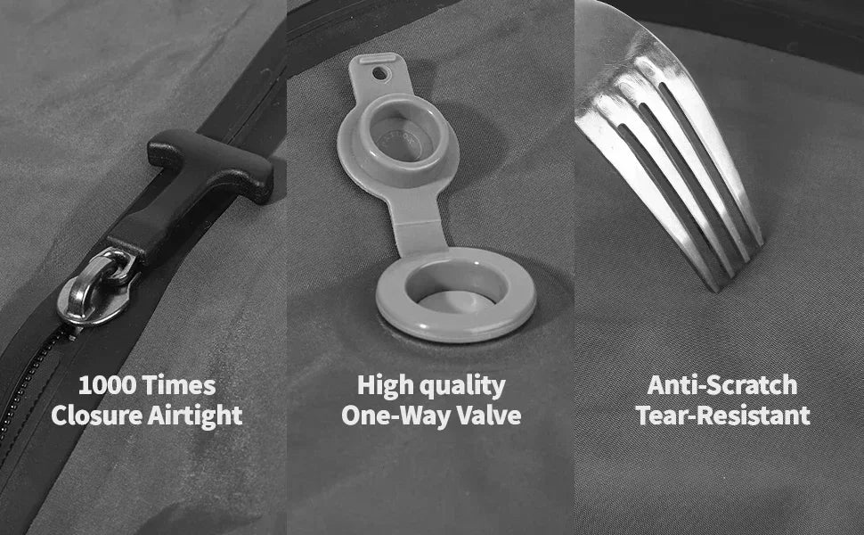 SpaceSaver 17L – Vacuum Compression Travel Bag with Pump