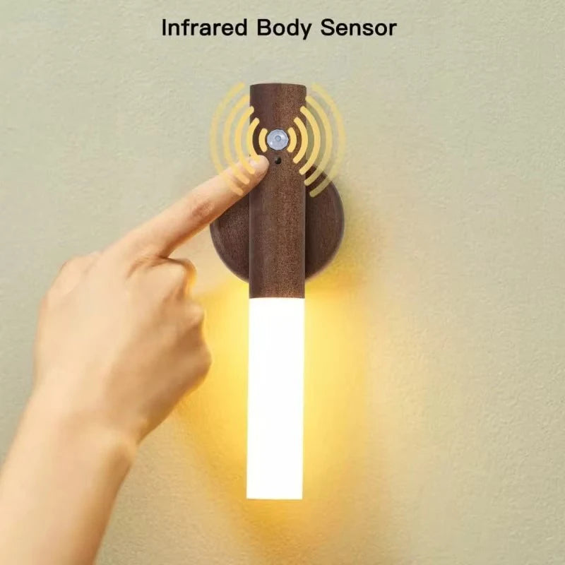 LED Night Light – USB Rechargeable Motion Sensor Lamp