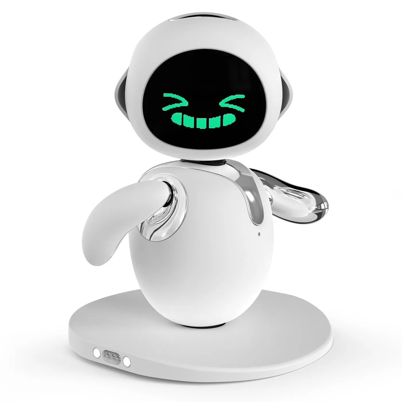 Eilik Chrome Silver - Interactive AI Robot Desk Companion