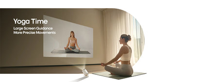 4K Portable Projector – Android 11, 8000 Lumens