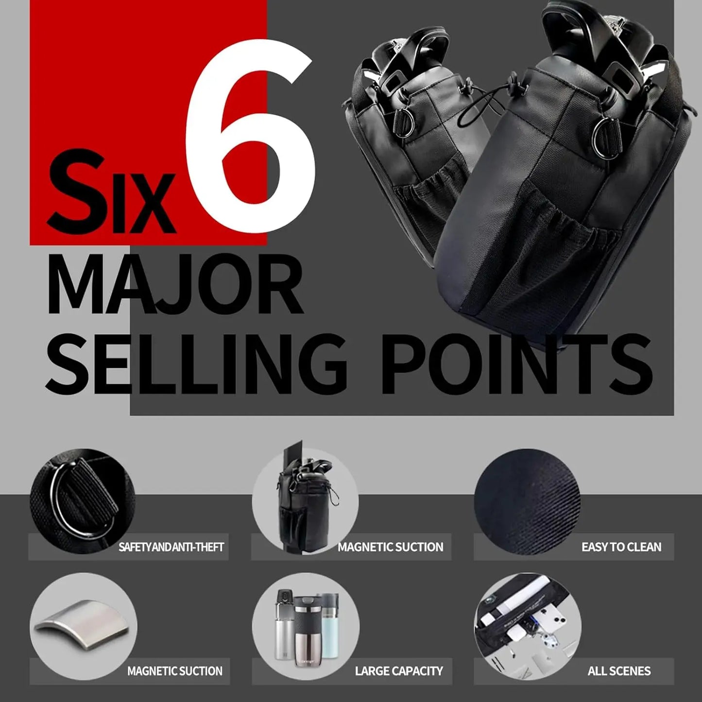 MagniFit – Magnetic Gym & Cycling Water Bottle Bag