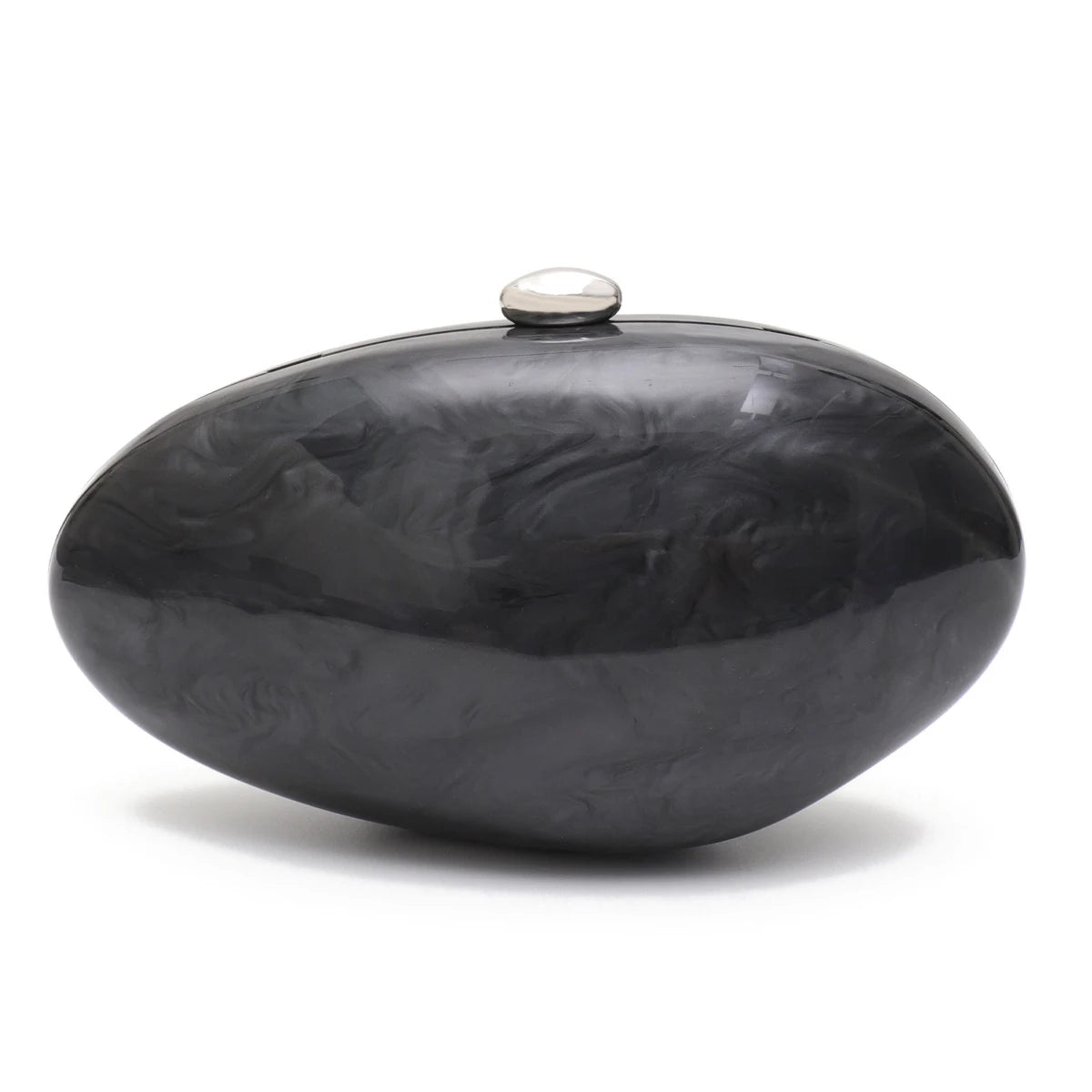 Fashion Women’s Glamorous Elegant Novelty Shell Shaped Clutch Solid Color Acrylic Long Chain Evening Bag Party Dinner Banquet