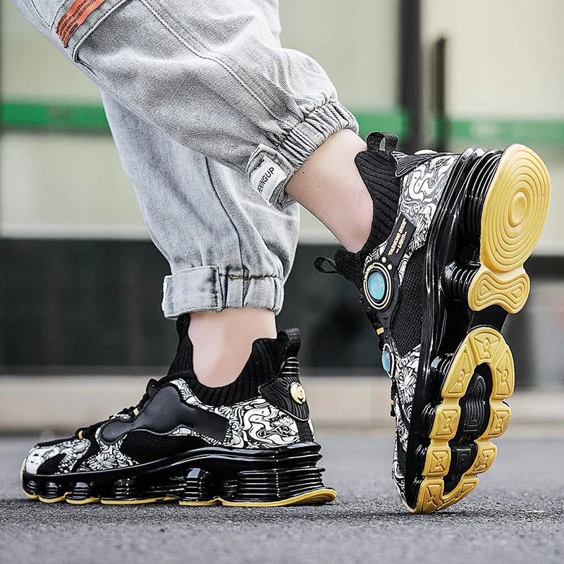 YRZL  Platform Sneakers - Designer Blade Running Shoes