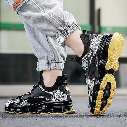 YRZL  Platform Sneakers - Designer Blade Running Shoes