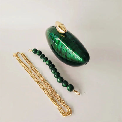 Shell Brand Perlbraune Marmor-Acryl-Box-Clutch, Abendtasche, Hochzeits-Party-Mini-Geldbörse, Abend-Brauthandtasche