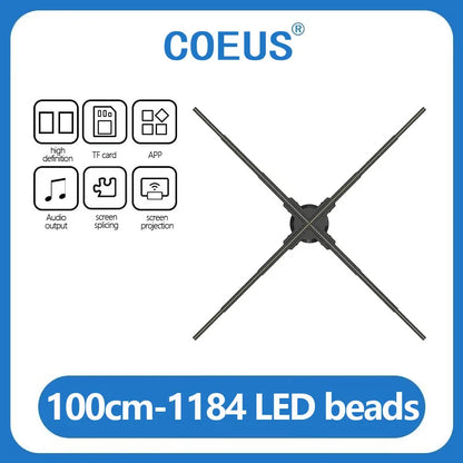 COEUS P65 3D Hologram Fan