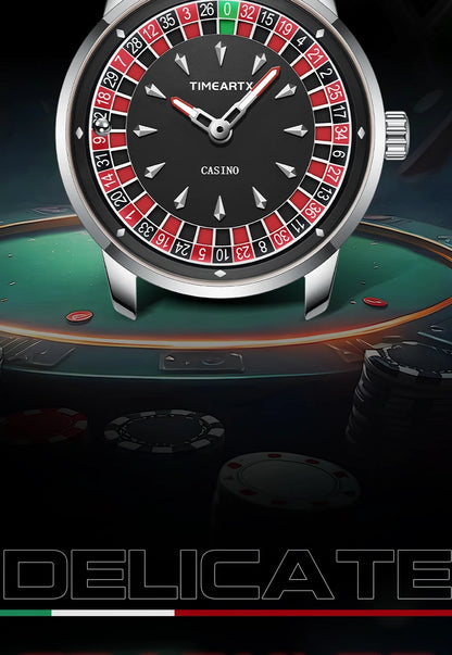 TIMEARTX Roulette Watch - waterproof
