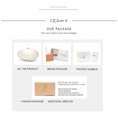 Fashion Women’s Glamorous Elegant Novelty Shell Shaped Clutch Solid Color Acrylic Long Chain Evening Bag Party Dinner Banquet