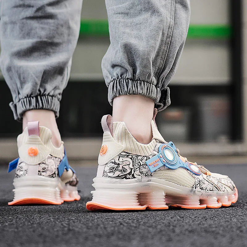 YRZL  Platform Sneakers - Designer Blade Running Shoes